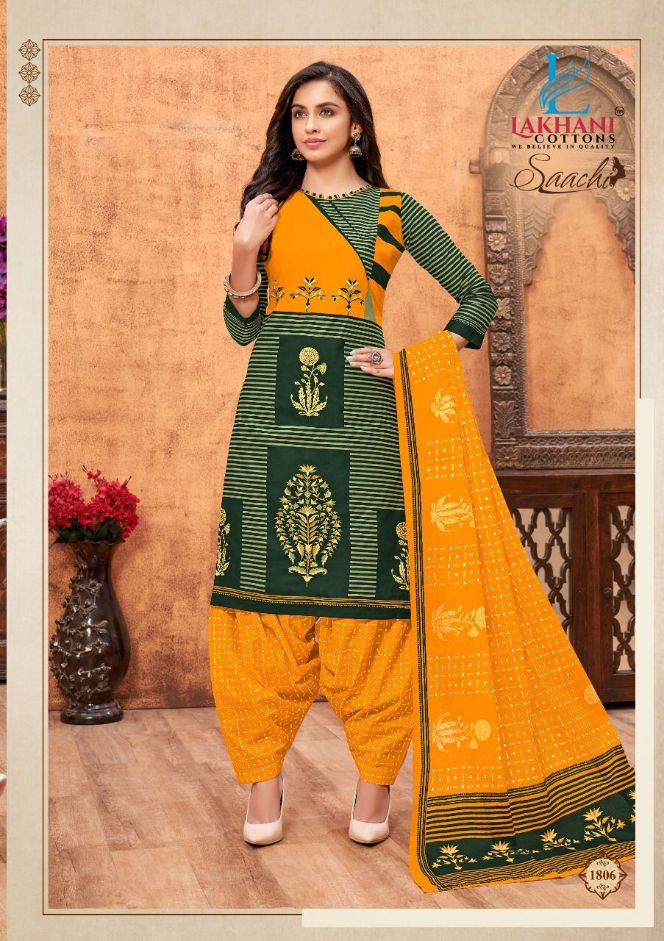 Lakhani Saachi 18 Regular Wear Printed Cotton Designer Dress Material Collection